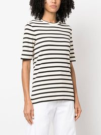Jil Sander Women Striped Cotton T-Shirt