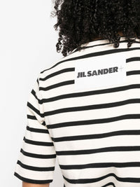 Jil Sander Women Striped Cotton T-Shirt