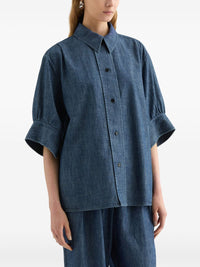 Jil Sander Women Denim Cotton Shirt