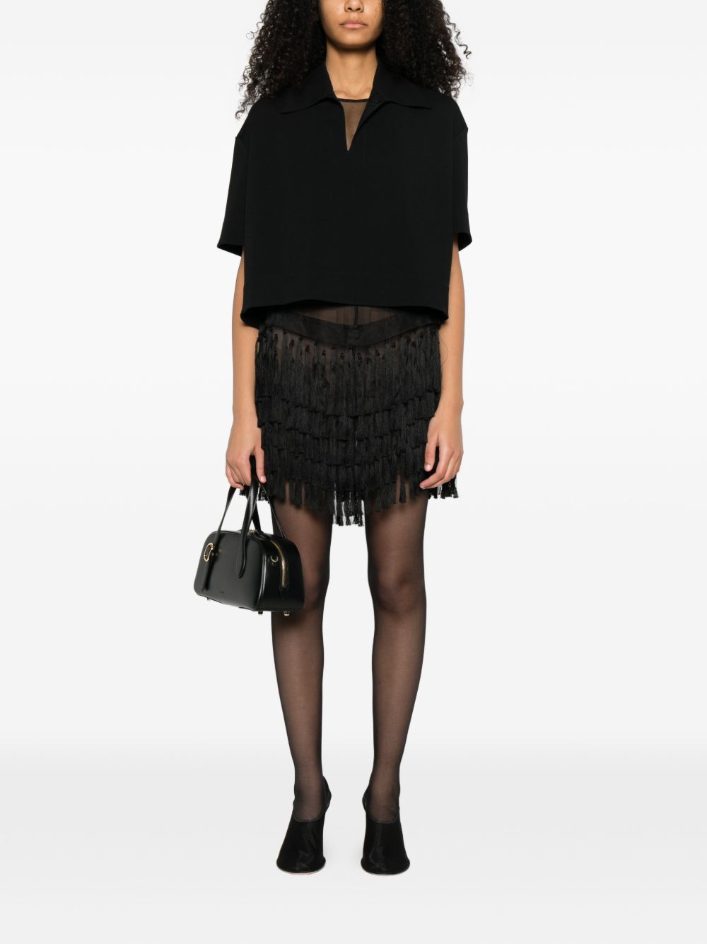 JIL SANDER Jil Sander Women Cropped Polo Shirt