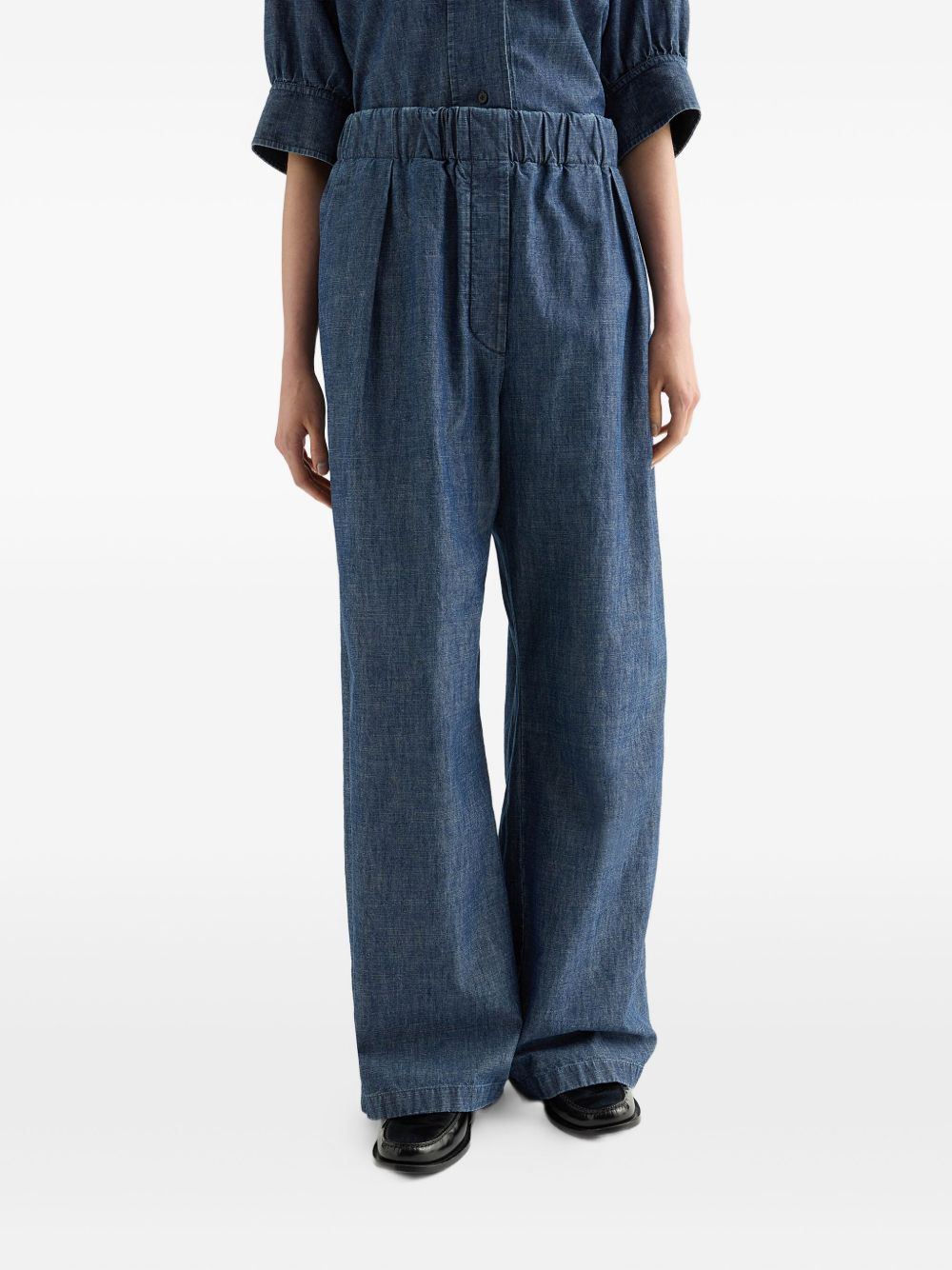 JIL SANDER Jil Sander Women Cotton Wide-Leg Trousers