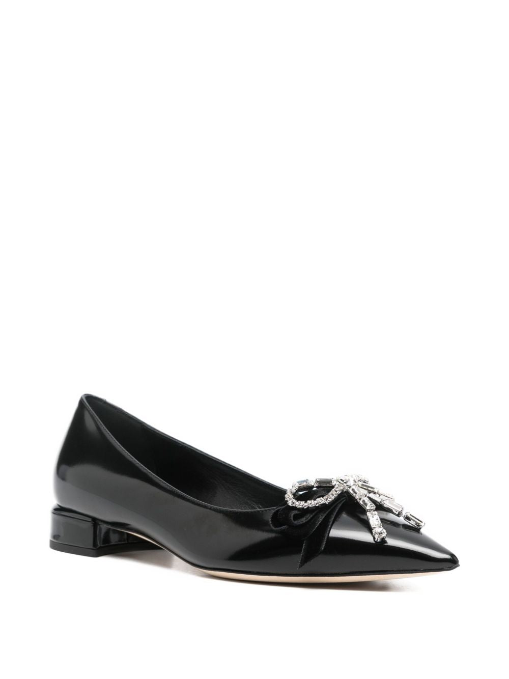 JIMMY CHOO Jimmy Choo Women Auria Leather Ballet Flats