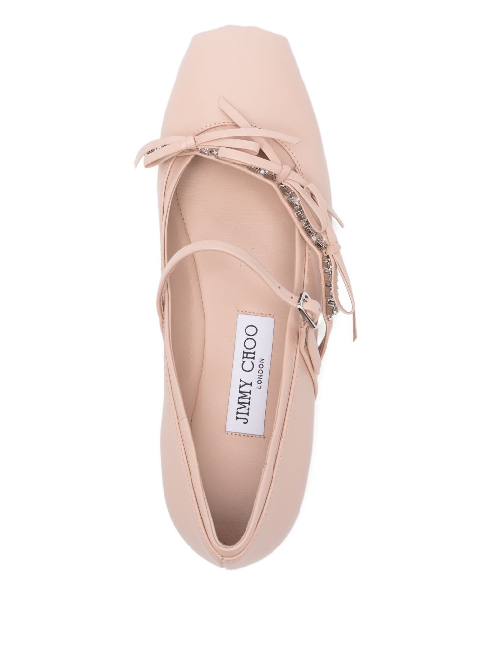 Jimmy Choo Women Loli Leather Ballet Flats