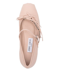 Jimmy Choo Women Loli Leather Ballet Flats