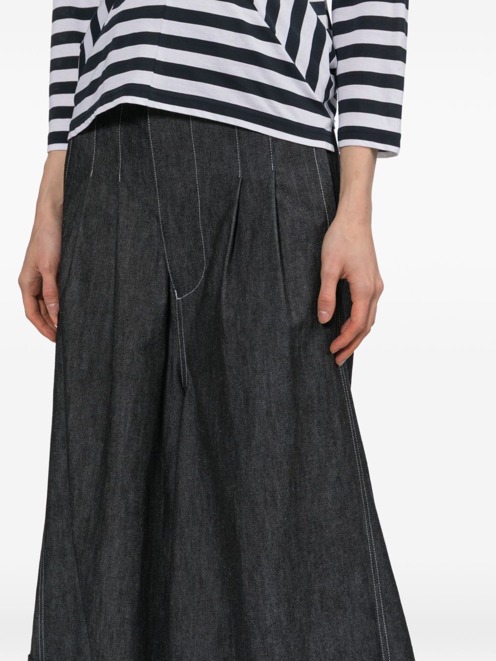 Junya Watanabe Women Cotton Wide-Leg Trousers