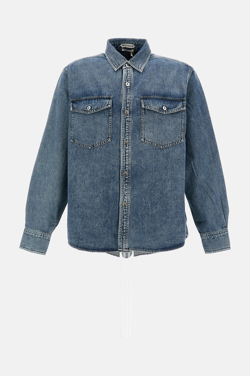 JW Anderson Jw Anderson Men Oversized Denim Shirt