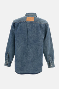 JW Anderson Jw Anderson Men Oversized Denim Shirt