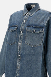 JW Anderson Jw Anderson Men Oversized Denim Shirt