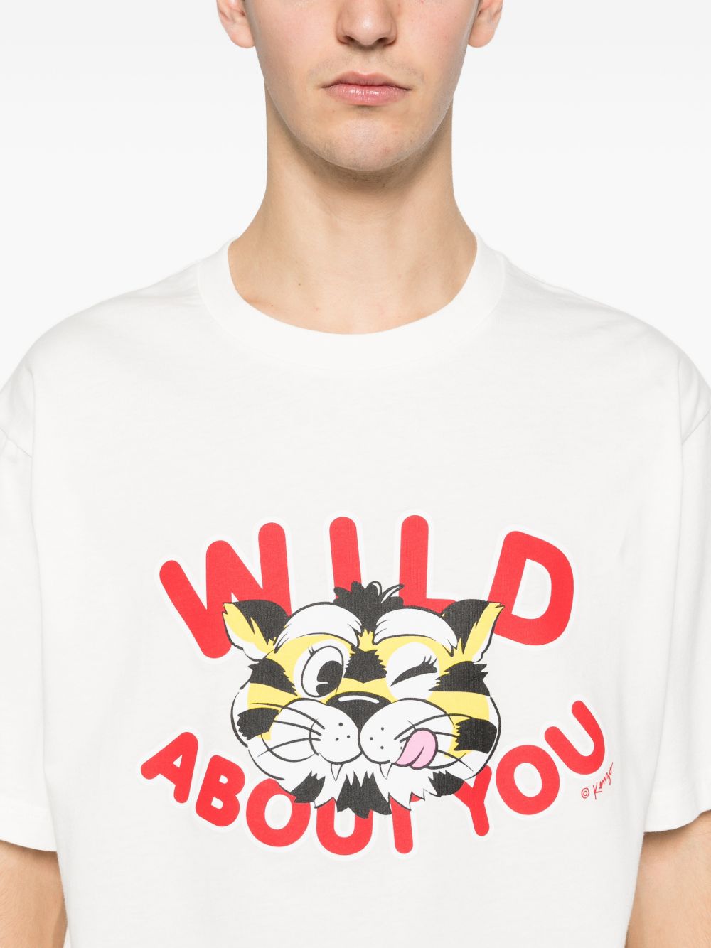 KENZO Kenzo Men Wild Tiger Cotton T-Shirt