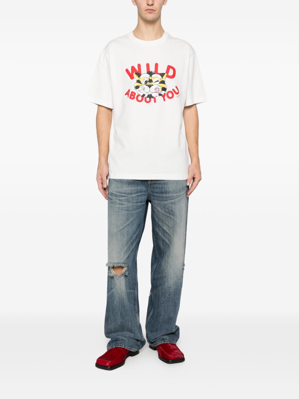 KENZO Kenzo Men Wild Tiger Cotton T-Shirt