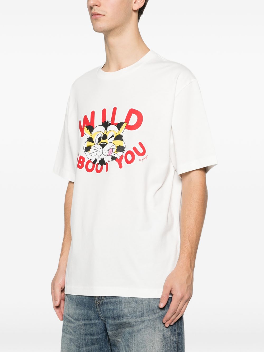 KENZO Kenzo Men Wild Tiger Cotton T-Shirt