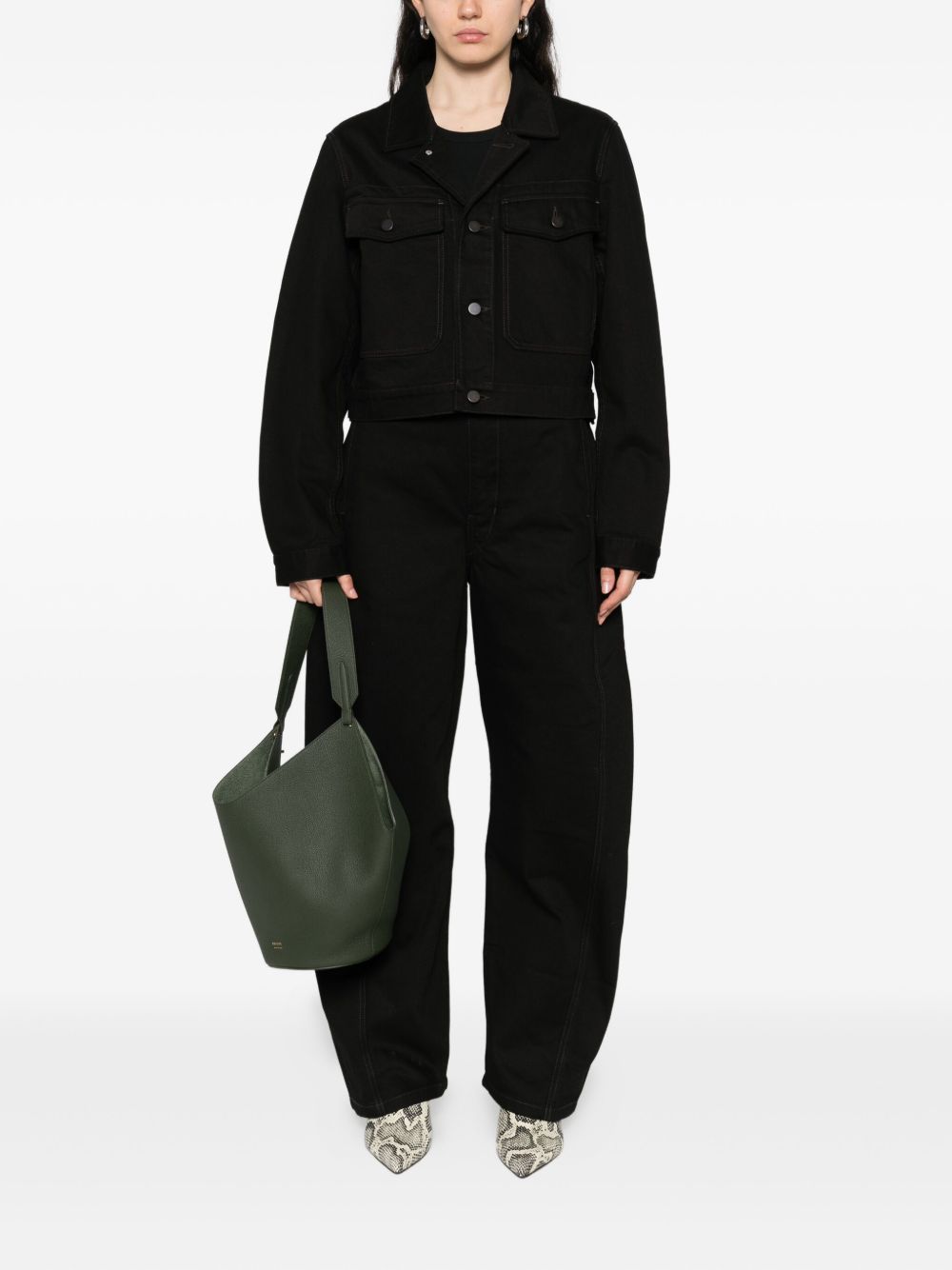 Lemaire Women Cotton Cropped Jacket