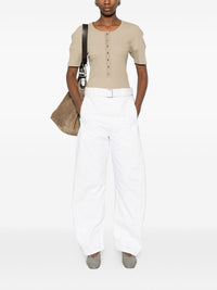 Lemaire Women Twisted Cotton Jeans