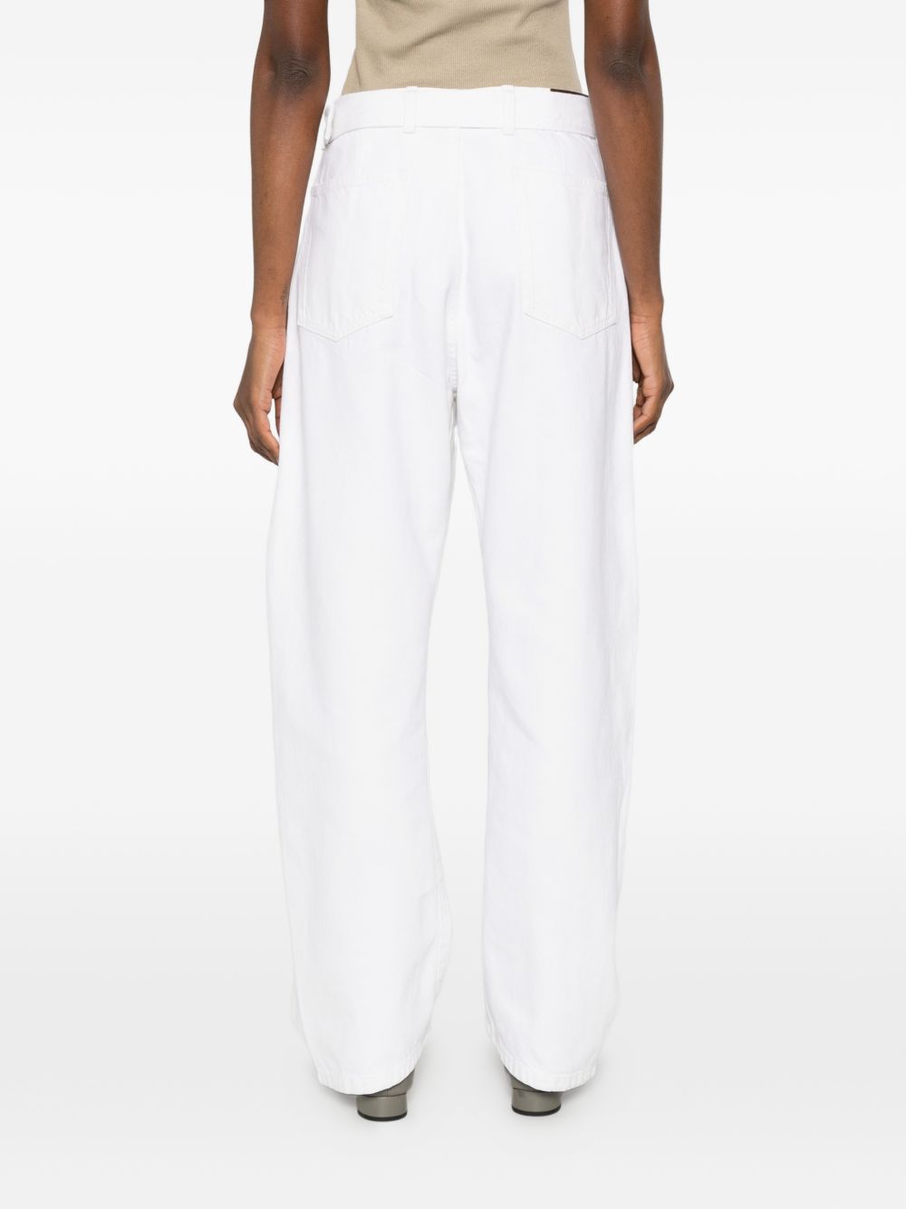 Lemaire Women Twisted Cotton Jeans
