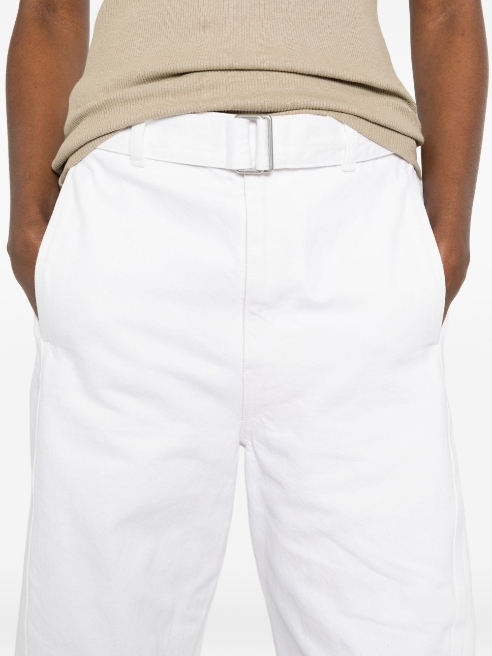 Lemaire Women Twisted Cotton Jeans