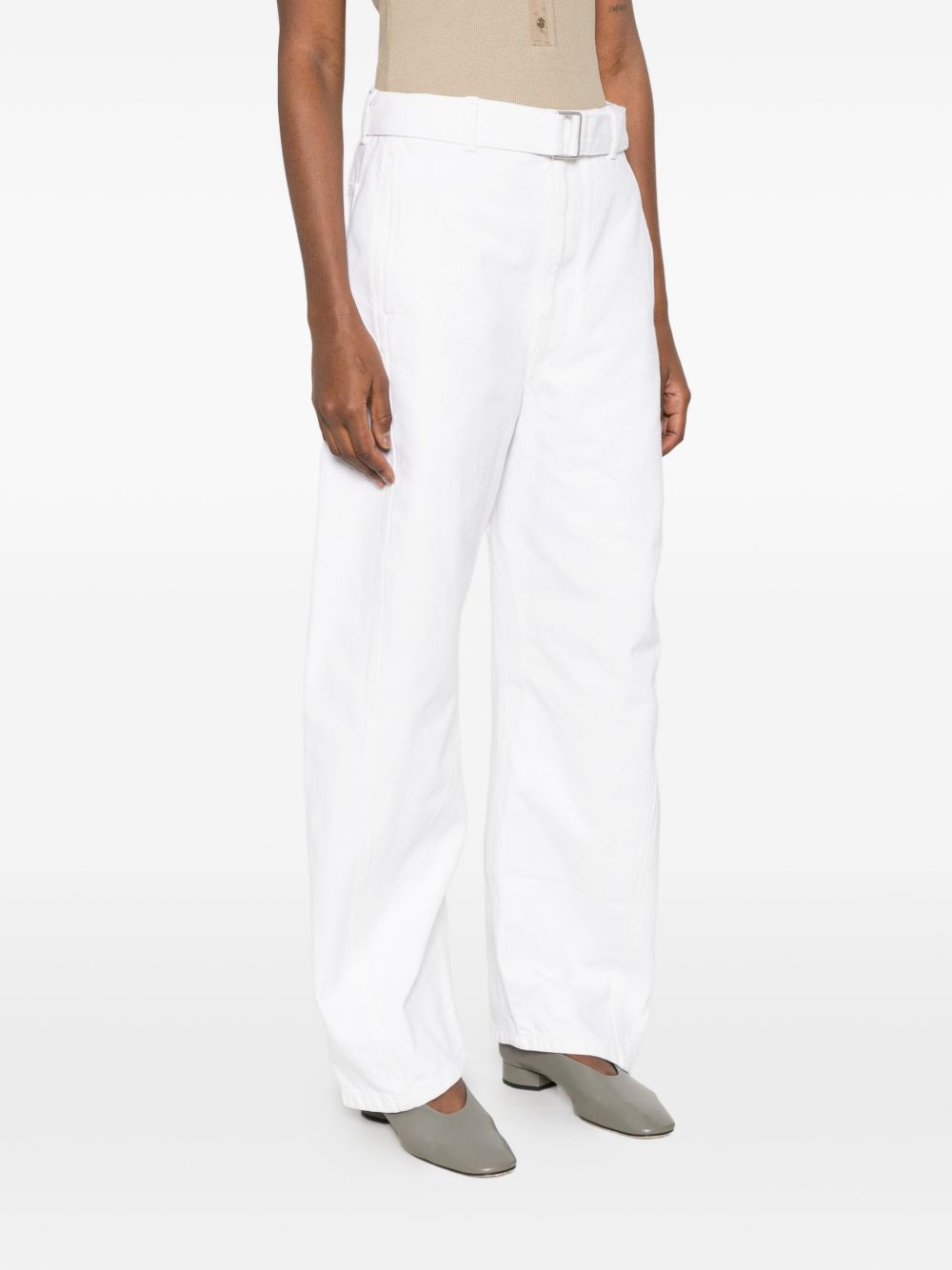 Lemaire Women Twisted Cotton Jeans