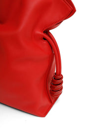 Loewe Women Flamenco Medium Leather Clutch