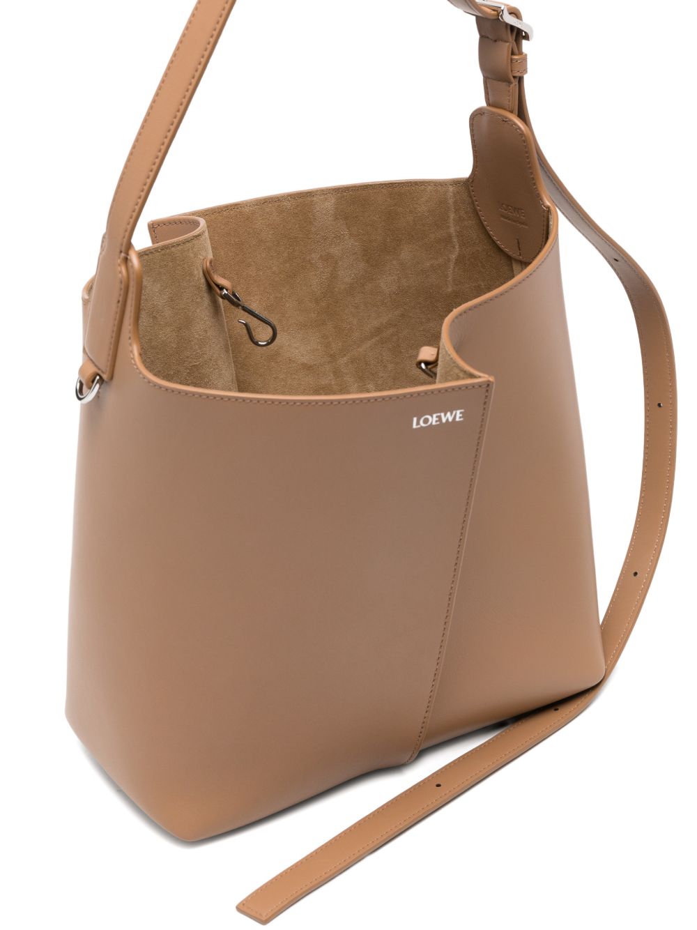 Loewe Women Bilbao Medium Leather Bucket Bag