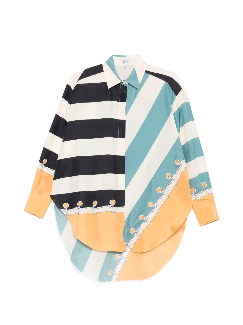Loewe Women Printed Silk Shirt