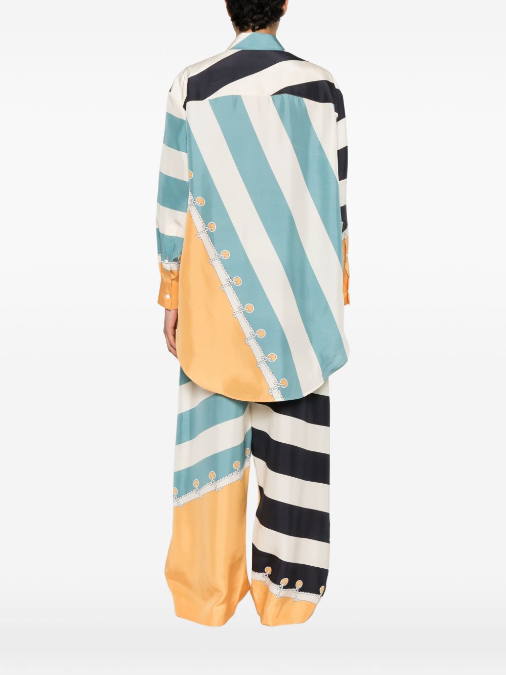 Loewe Women Printed Silk Shirt