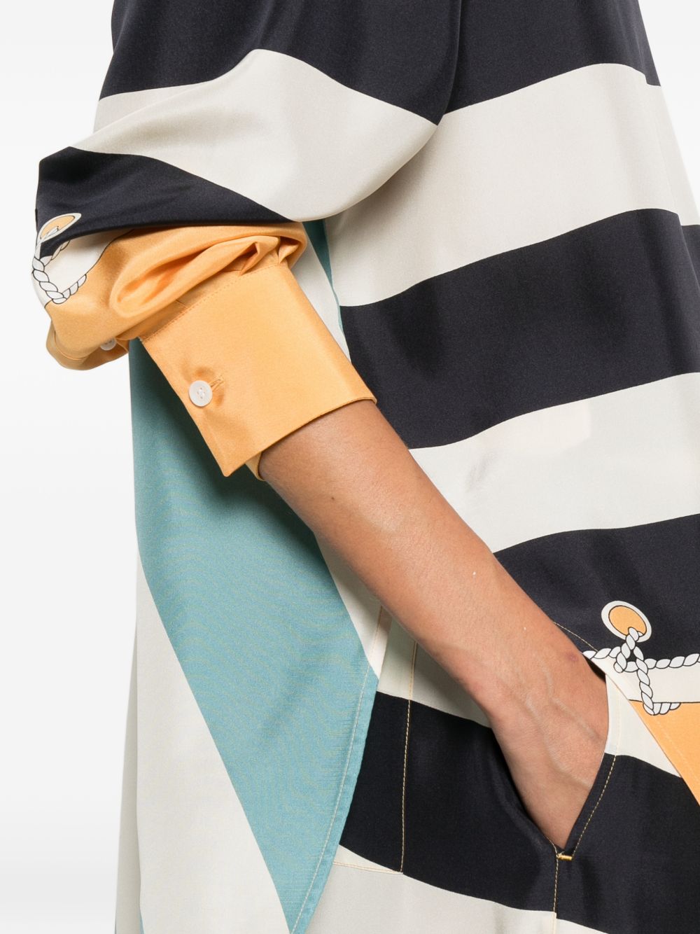 Loewe Women Printed Silk Shirt