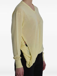 Loewe Women Wool V-Necked Sweater