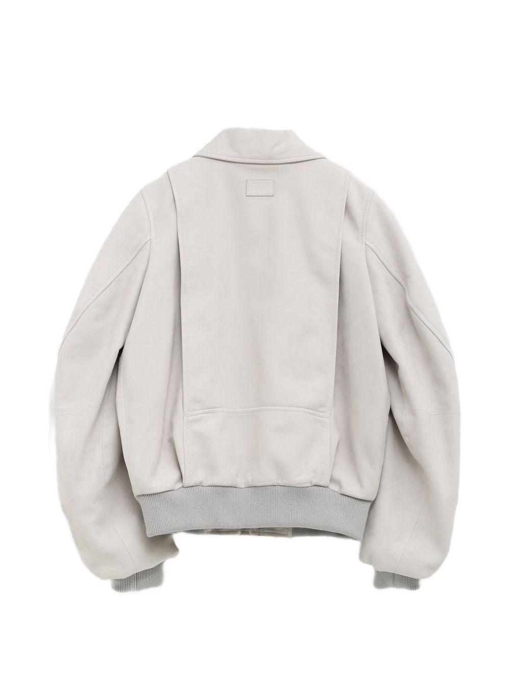 Loewe Women Suede Leather Bomber Jacket