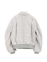 Loewe Women Suede Leather Bomber Jacket