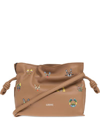 Loewe Women Flmaneco Leather Mini Clutch