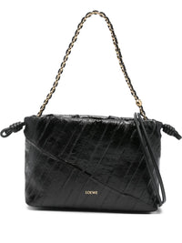 Loewe Women Flamenco Leather Medium Clutch