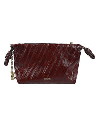 Loewe Women Flamenco Leather Mini Clutch