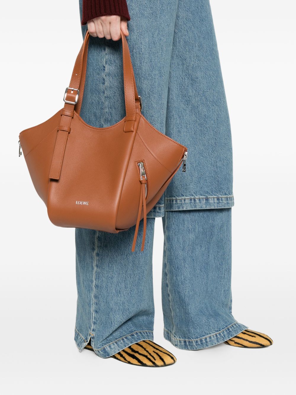 LOEWE Loewe Women Hammock Leather Tote Bag