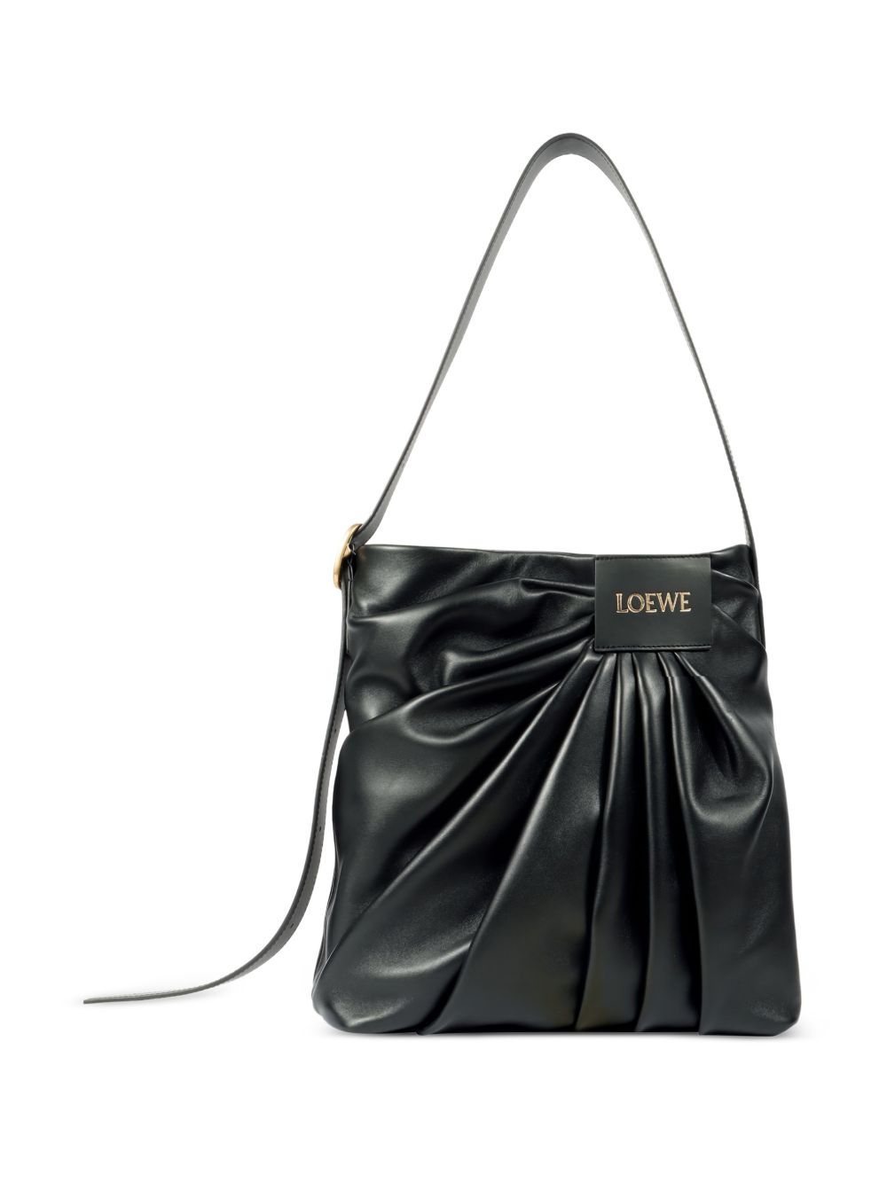 Loewe Women Draped Leather Tote Bag