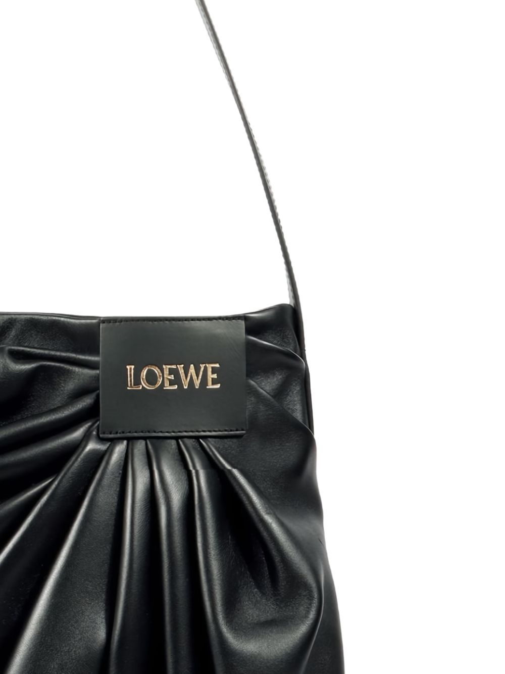 Loewe Women Draped Leather Tote Bag