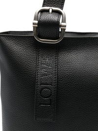 Loewe Men Loop Zipped Leather Tote