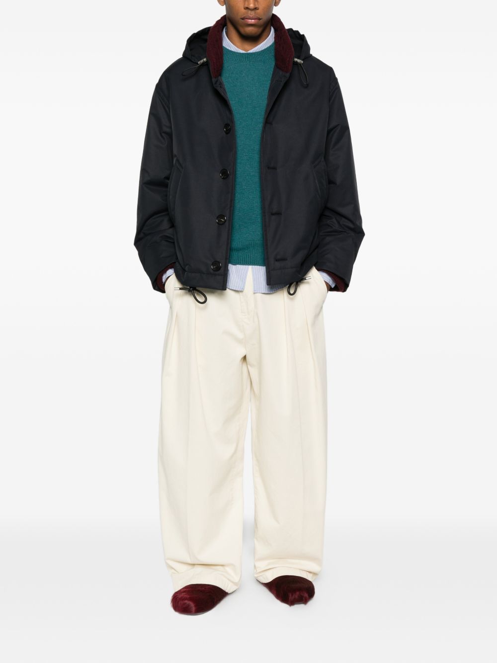 Loewe Men Nylon Padded Jacket