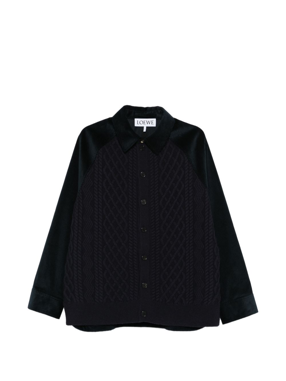 LOEWE Loewe Men Knitted Cotton Overshirt