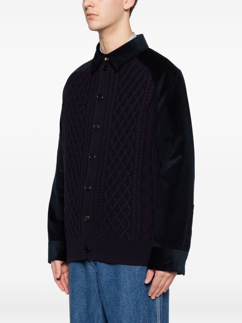 LOEWE Loewe Men Knitted Cotton Overshirt
