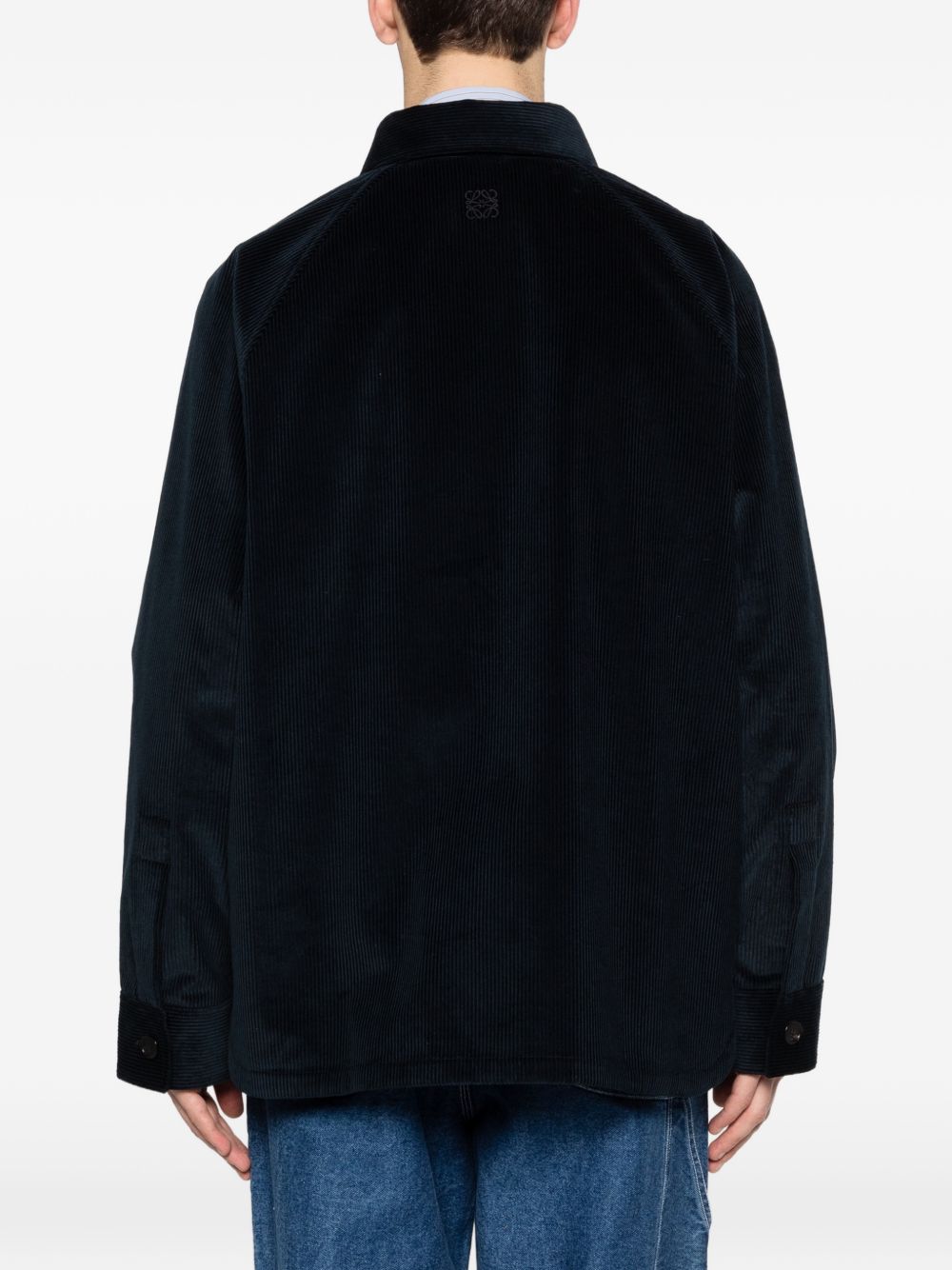 LOEWE Loewe Men Knitted Cotton Overshirt