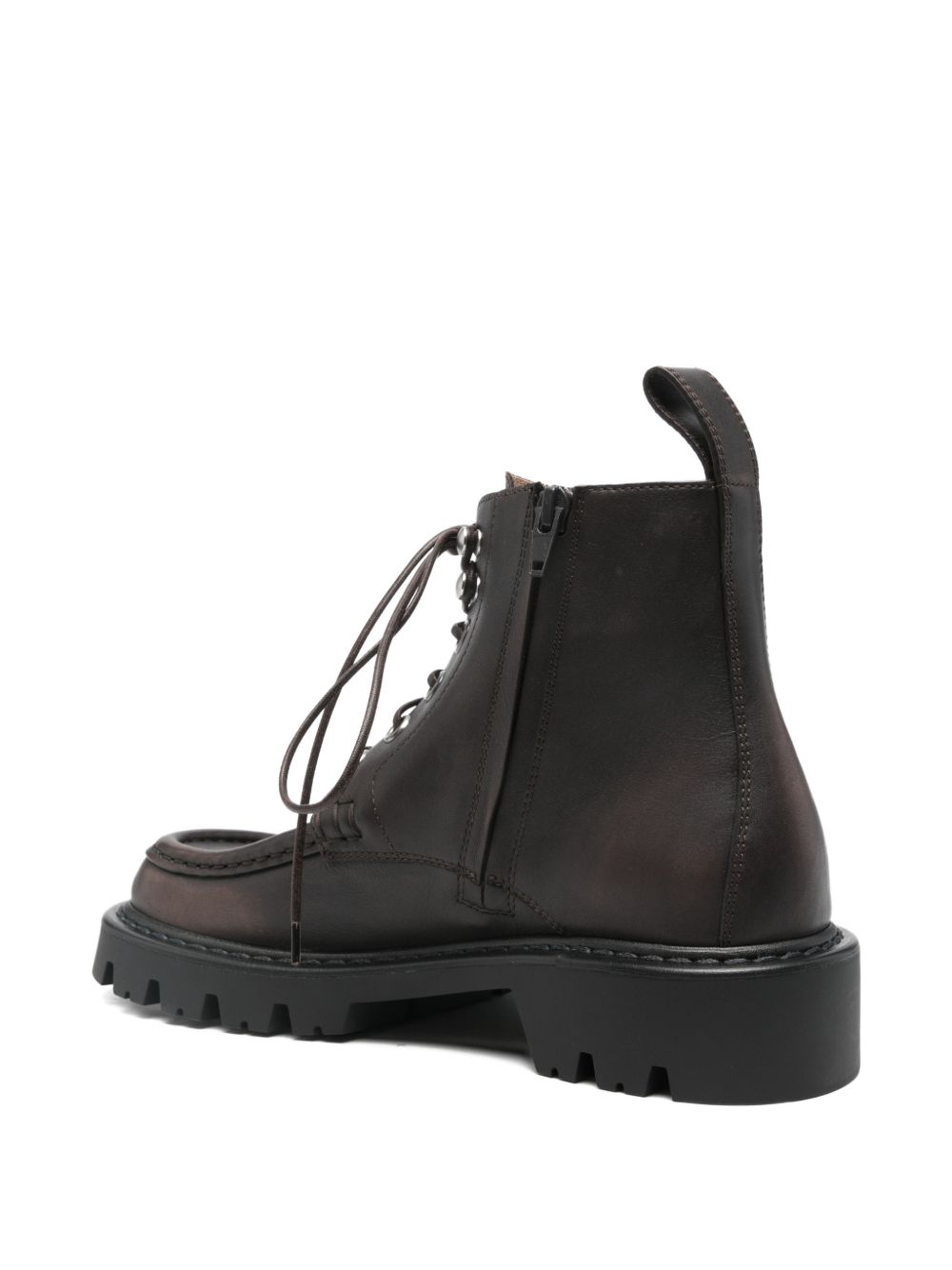 Loewe Women Sierra Leather Lace-Up Boots – Bluefly