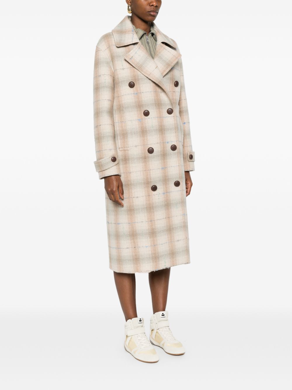 LOEWE Loewe Women Wool And Cashmere Double-Breasted Coat