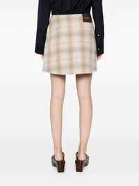 Loewe Women Wool And Cashmere Mini Skirt