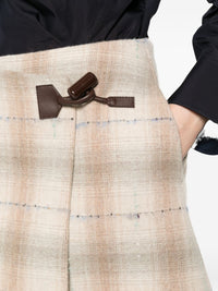 Loewe Women Wool And Cashmere Mini Skirt