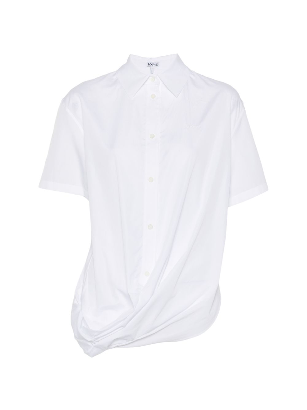 Loewe Women Cotton Draped Shirt
