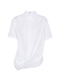 Loewe Women Cotton Draped Shirt