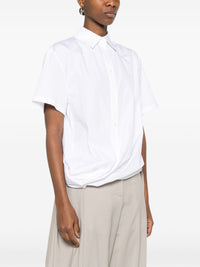 Loewe Women Cotton Draped Shirt