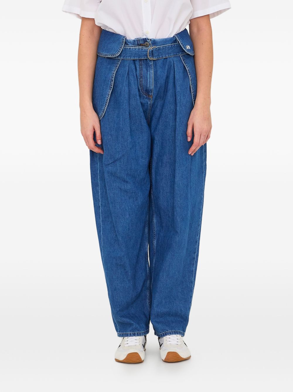 Loewe Women Cargo Denim Jeans