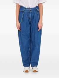 Loewe Women Cargo Denim Jeans