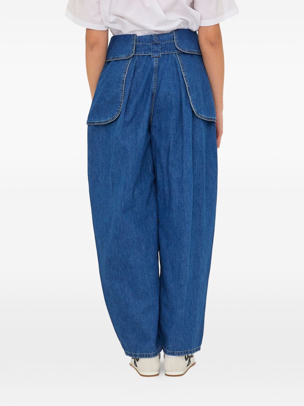 Loewe Women Cargo Denim Jeans
