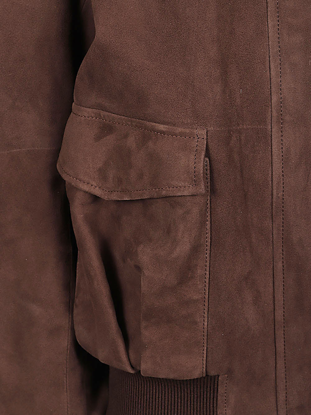 Loewe Women Suede Leather Bomber Jacket
